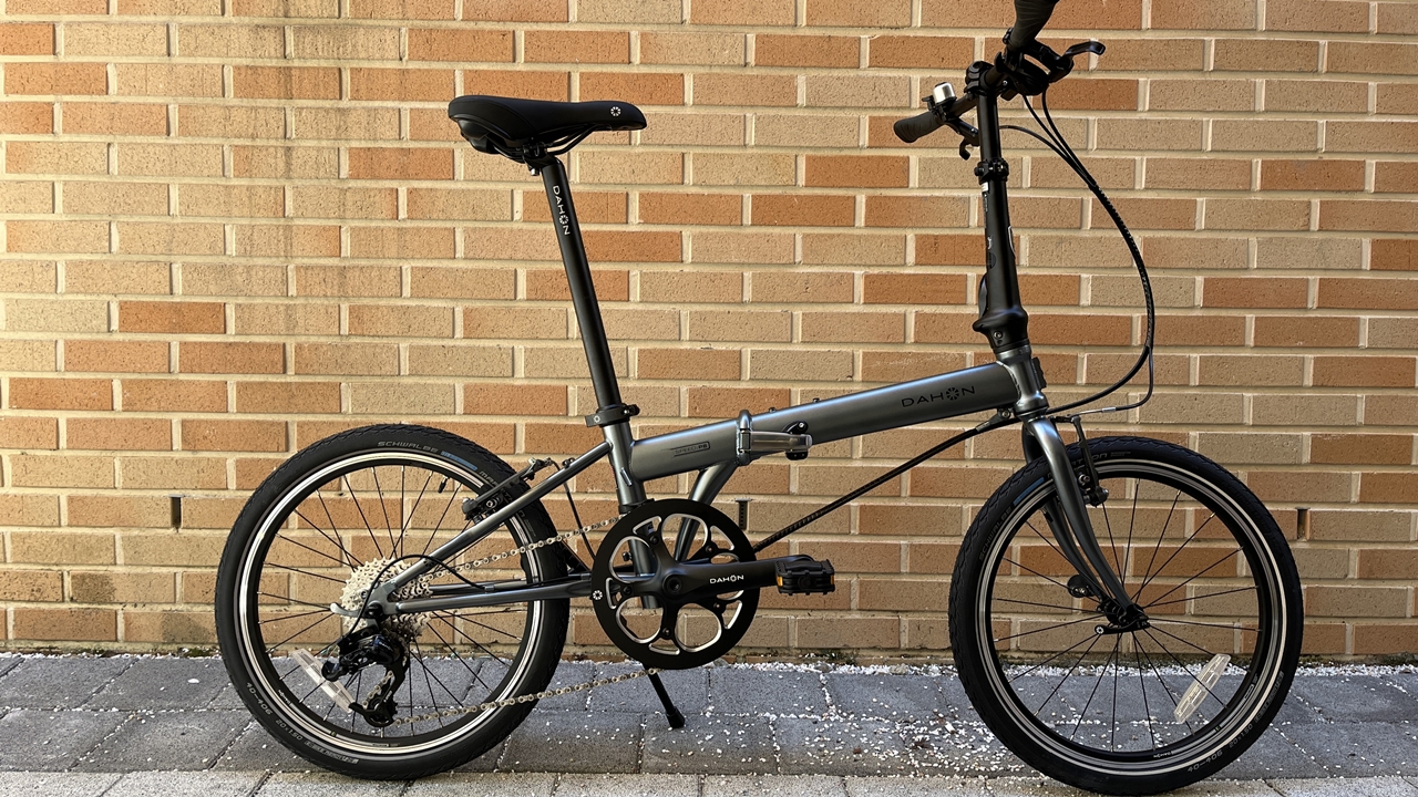 다혼 스피드 P8 Plus - 크로몰리 8단,실드베어링,9-10단 지원 접이식 미니벨로,P8 메탈그레이 도로용타이어 - 메인 이미지