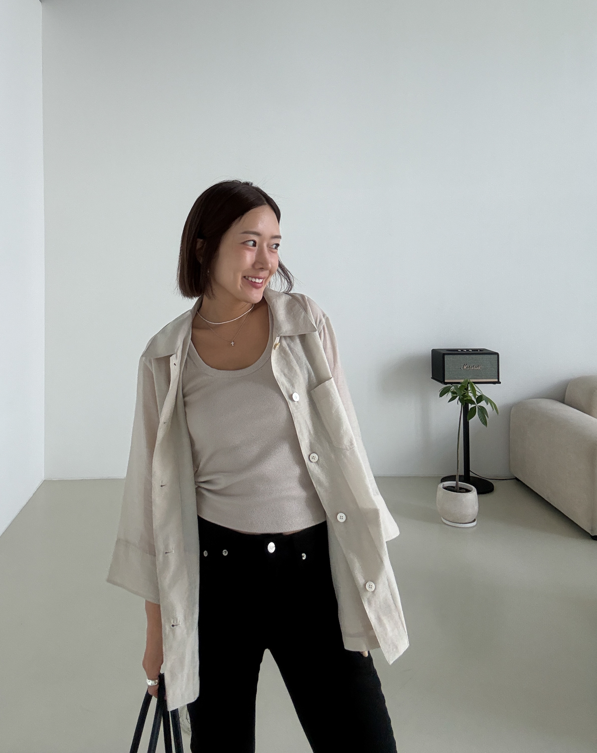 클로브 시스루 썸머 자켓 이미지 6