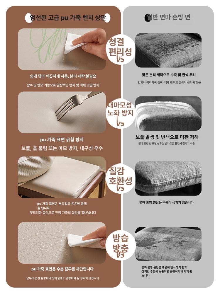 현관신발장 좁은공간 수납벤치 슈즈정리 목재스툴 틈새수납용 - 상세 이미지 4