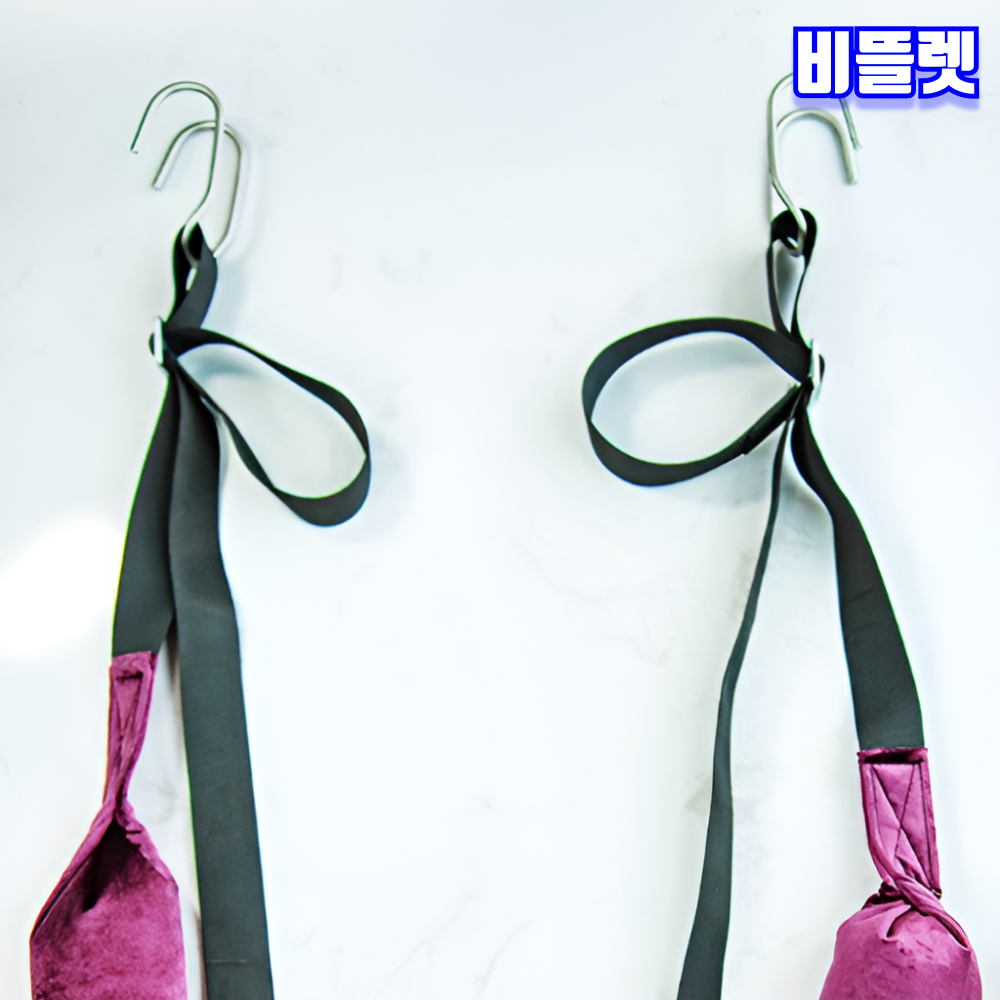 비뜰렛 허리 요추 견인기 스트레칭 기구 등펴기 자세교정 척추 이완 밴드 - 상세 이미지 2