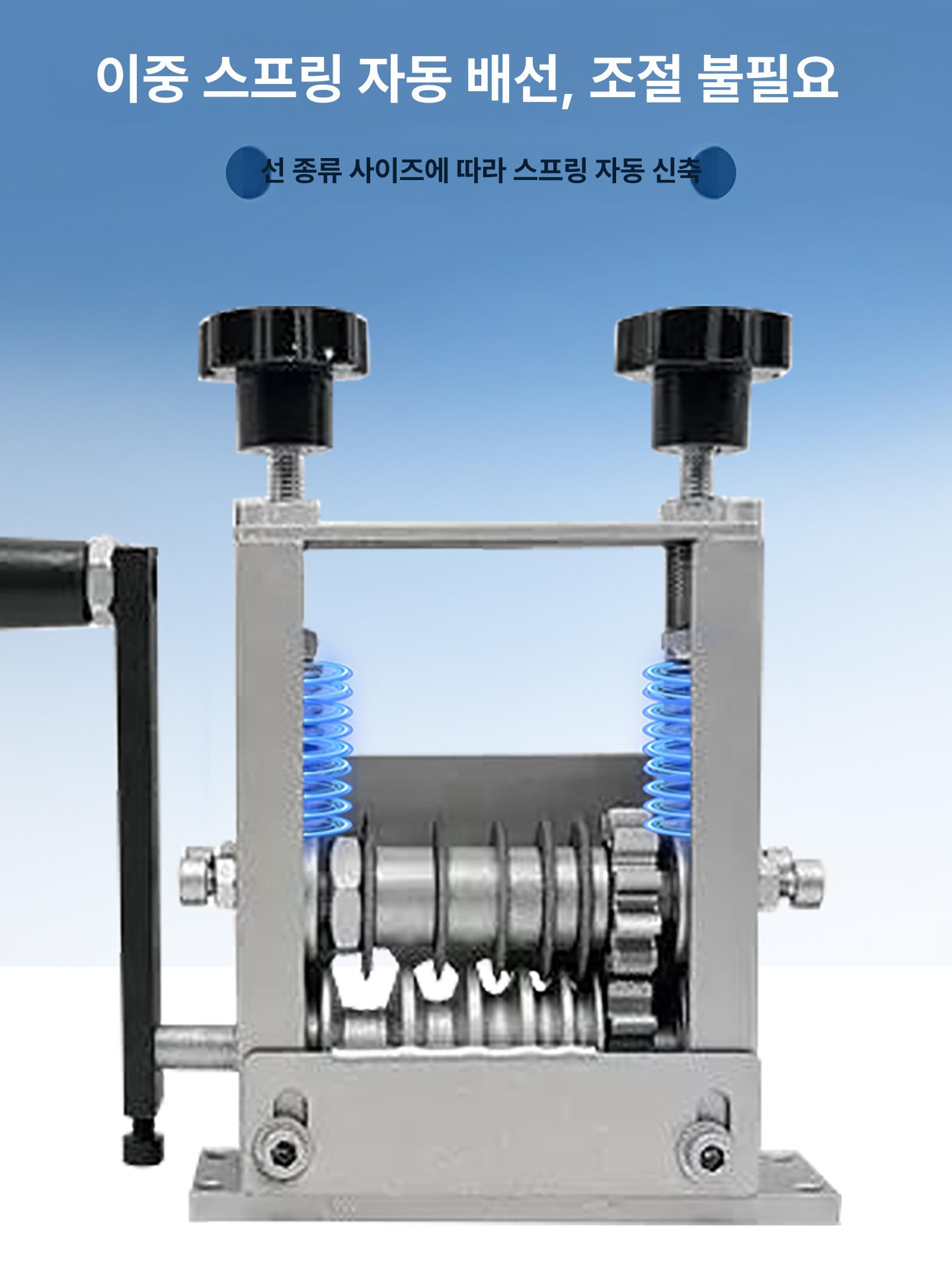 전선 까는 기계 탈피기 스트리퍼 공업용 연회색 250W 5날 6홀 - 상세 이미지 5