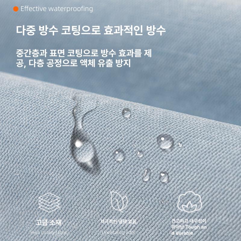 소파패드 리클라이너 쿠션 방수 가구덮개 엘레강스 그레이 고급 패브릭 보호 - 상세 이미지 2