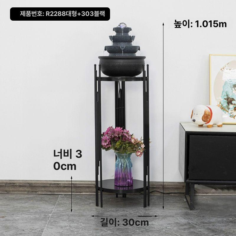 실내폭포분수 거실물소리 힐링조용한 수경식물 장식오브제 침실휴식 공기정화 - 상세 이미지 3