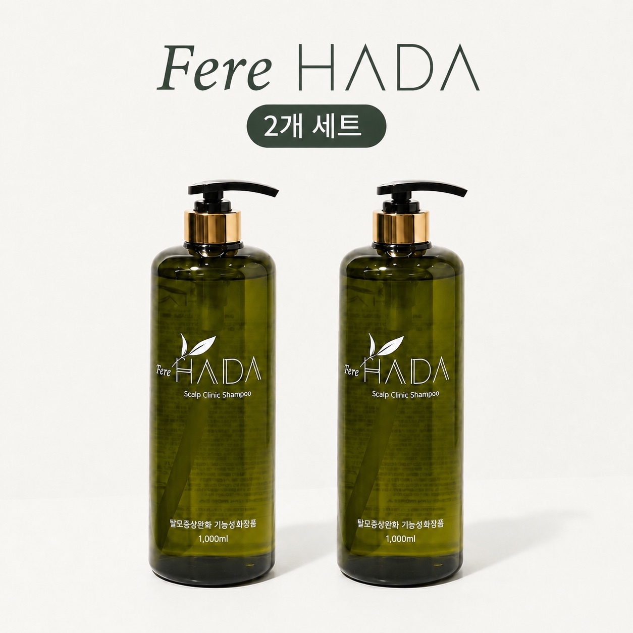 뻬레하다 탈모증상완화 약산성 설페이트프리 두피샴푸 대용량 1000ml 2개세트 - 상품 이미지