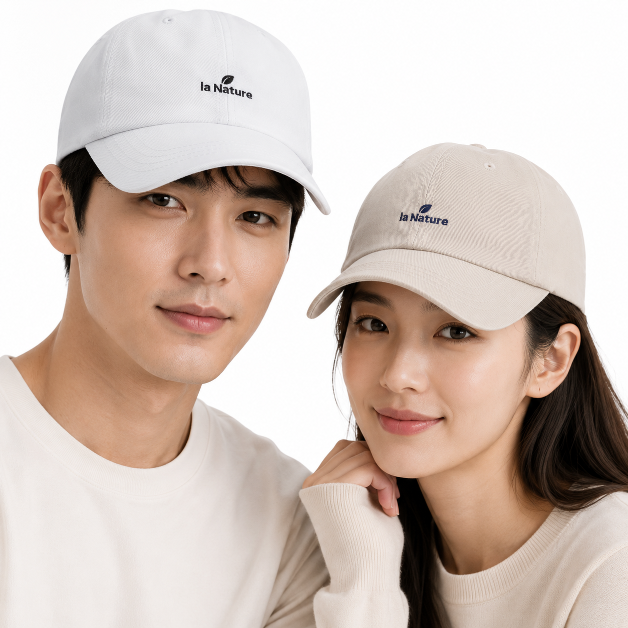라네이처 빅사이즈 깊은 볼캡 남자 여자 자수 야구모자 - 상품 이미지