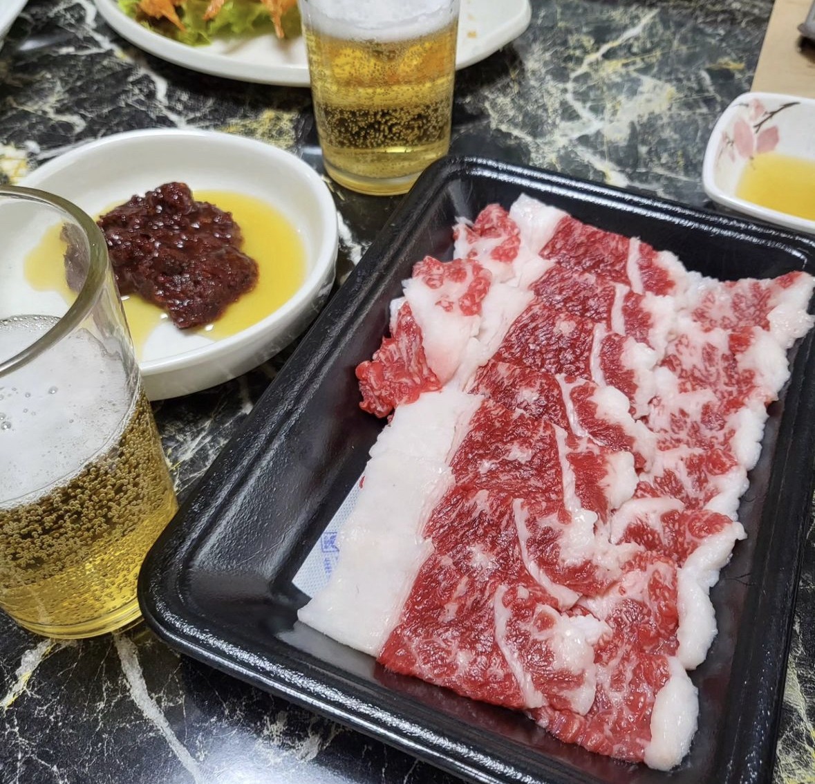 투쁠 한우 차돌 육사시미 / 150g 250g / 신선냉장 /간단한 소주안주 - 상세 이미지 4