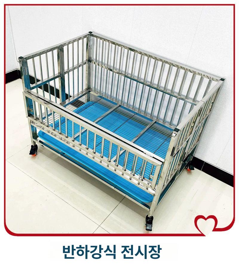 대형견 강아지울타리 확장 접이식 바퀴이동 펜스 실내외 사육장 격리 하우스 - 상세 이미지 3