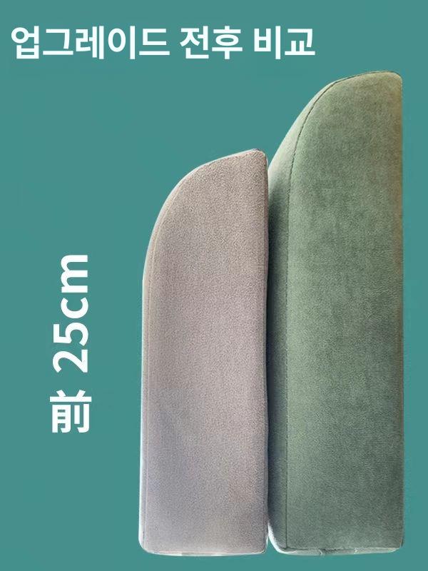 침대 옆 가드 추락 안전바 방지 사이드 벨벳 핑크레드 100cm 25cm 2개 - 상세 이미지 3