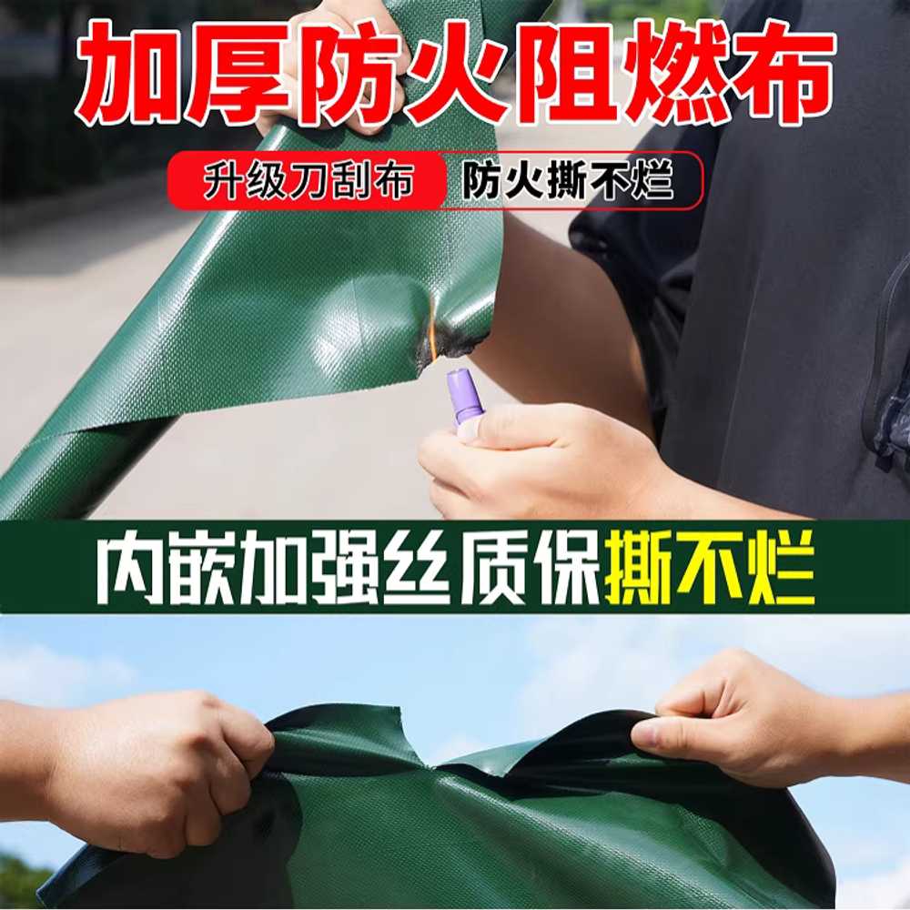 대형 자바라 천막 행사용 간이 캐노피 야외 주차장 3x3x2.5m (철제 프레임+방수천) - 상세 이미지 3