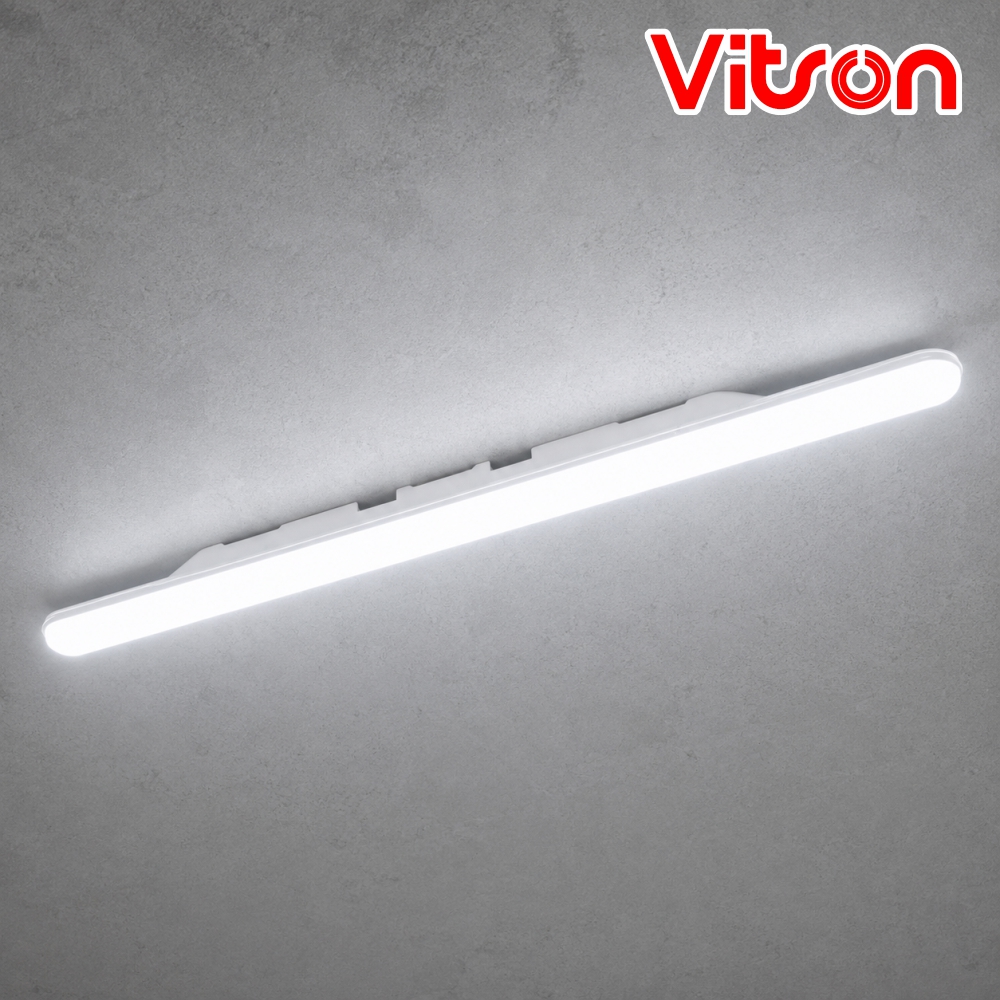 비츠온 LED 일자 형광등 일자등 900mm W2 45W 주광색 플리커프리 조명 - 상품 이미지