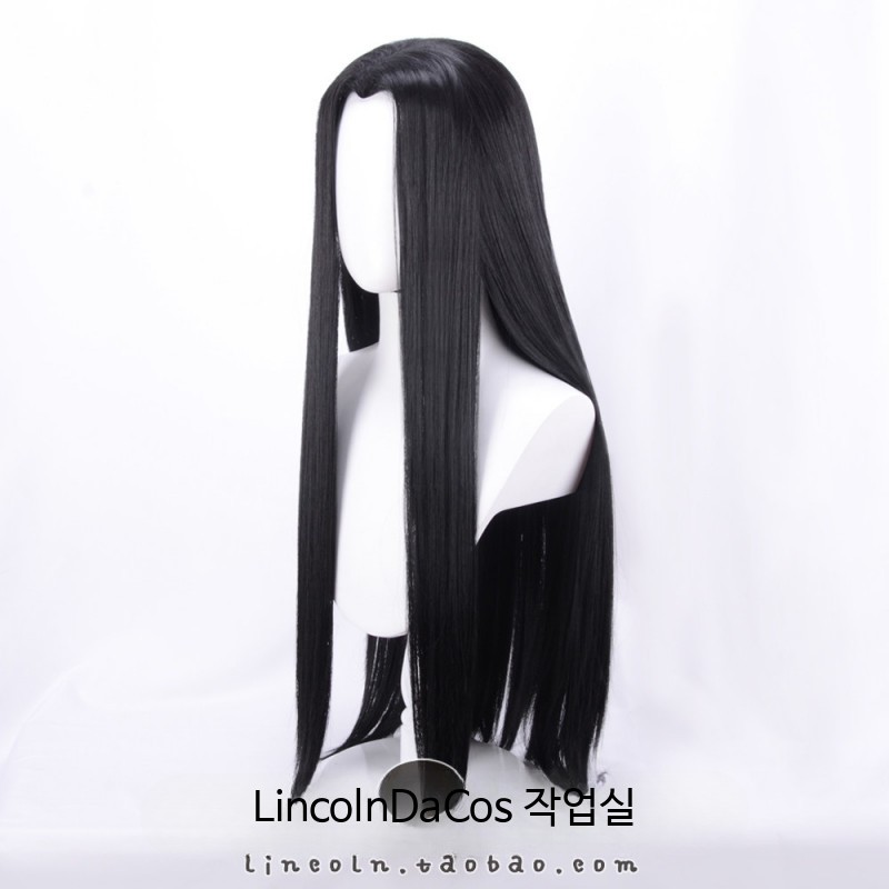 헌터x헌터 이르미 스트레이트 블랙 가발 헤어 소품 - 상세 이미지 3
