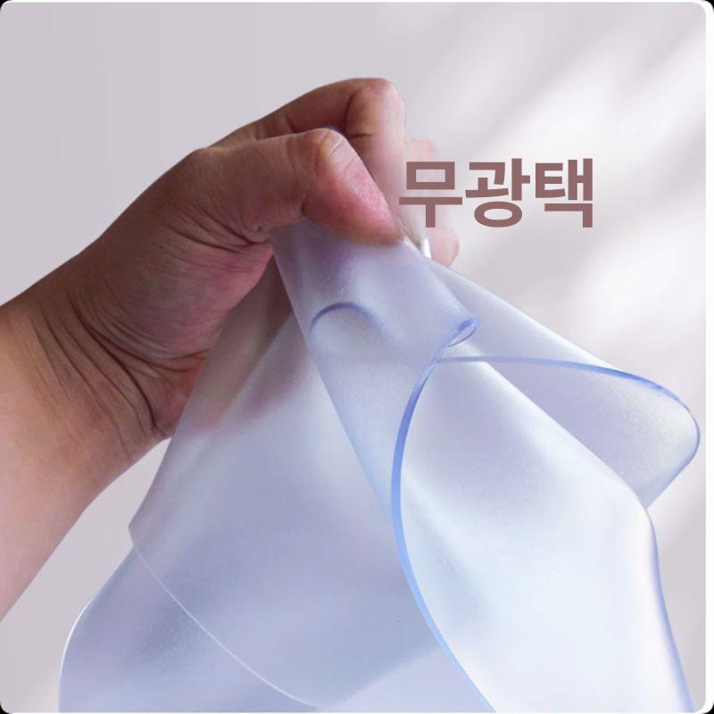 식탁 투명 매트 방수 테이블보 책상 보호 장판 긁힘방지 주방용 데스크매트 식탁보 - 상세 이미지 4