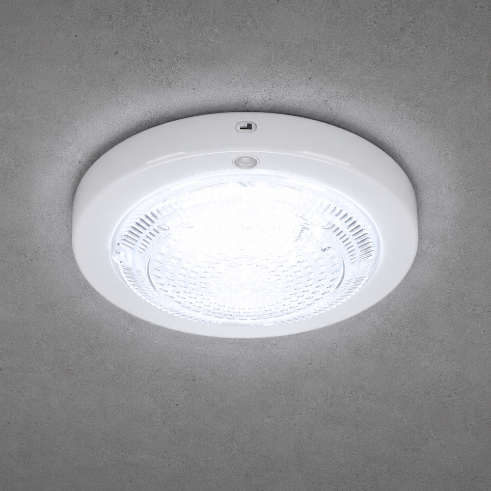 LED 원형 디밍 센서등 15W 주광색 복도 주차장 계단 현관조명 - 상품 이미지
