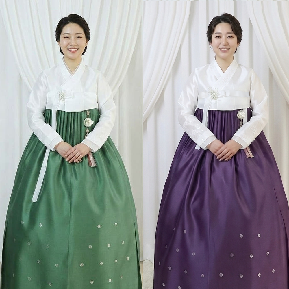 궁 한복 대여 혼주2벌 신랑측 신부측 결혼식 가족 어머니 44번 46번 - 상품 이미지