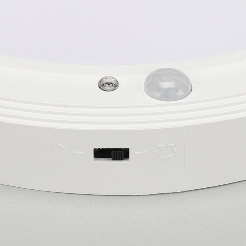 메가맨 LED 원형 센서등 더심플 MEGA 20W 200mm(8인치) 주광색 계단 현관조명 - 상세 이미지 4