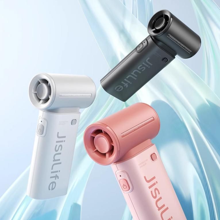 미니 무선 선풍기 휴대용 손풍기 USB 터보 저소음 3600mAh 클라우드그레이 mAh - 상품 이미지