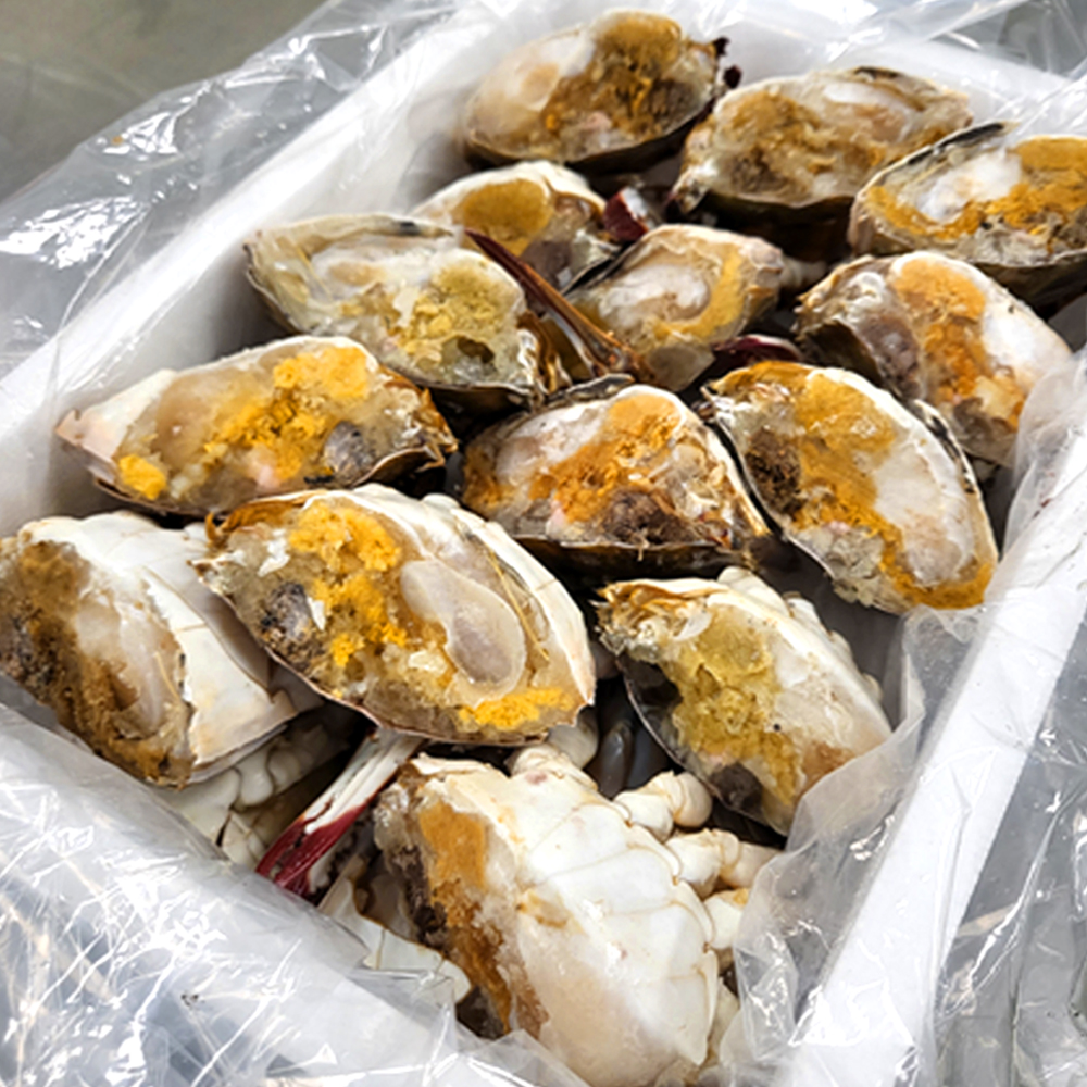 늘푸른 연평도 하프절단 암 꽃게 당일조업 급냉 알배기 HACCP 2kg외 - 상세 이미지 3
