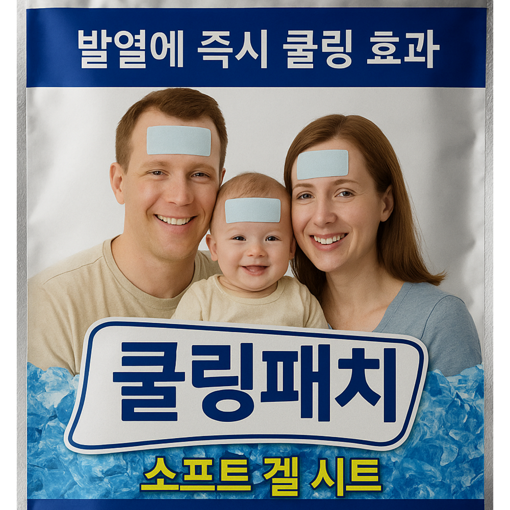 쿨패치 러닝용 냉각시트 아이스 쿨링패치 해열 - 상세 이미지 3