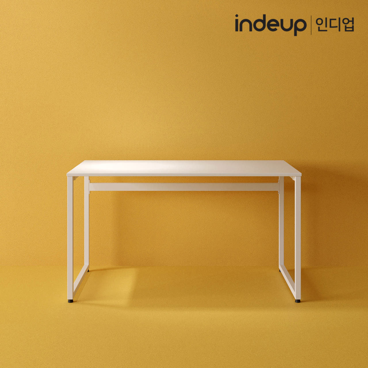 인디업 1300 일자형 책상 컴퓨터책상 학생 공부방 원룸 대형 넓은 와이드 - 상세 이미지 4