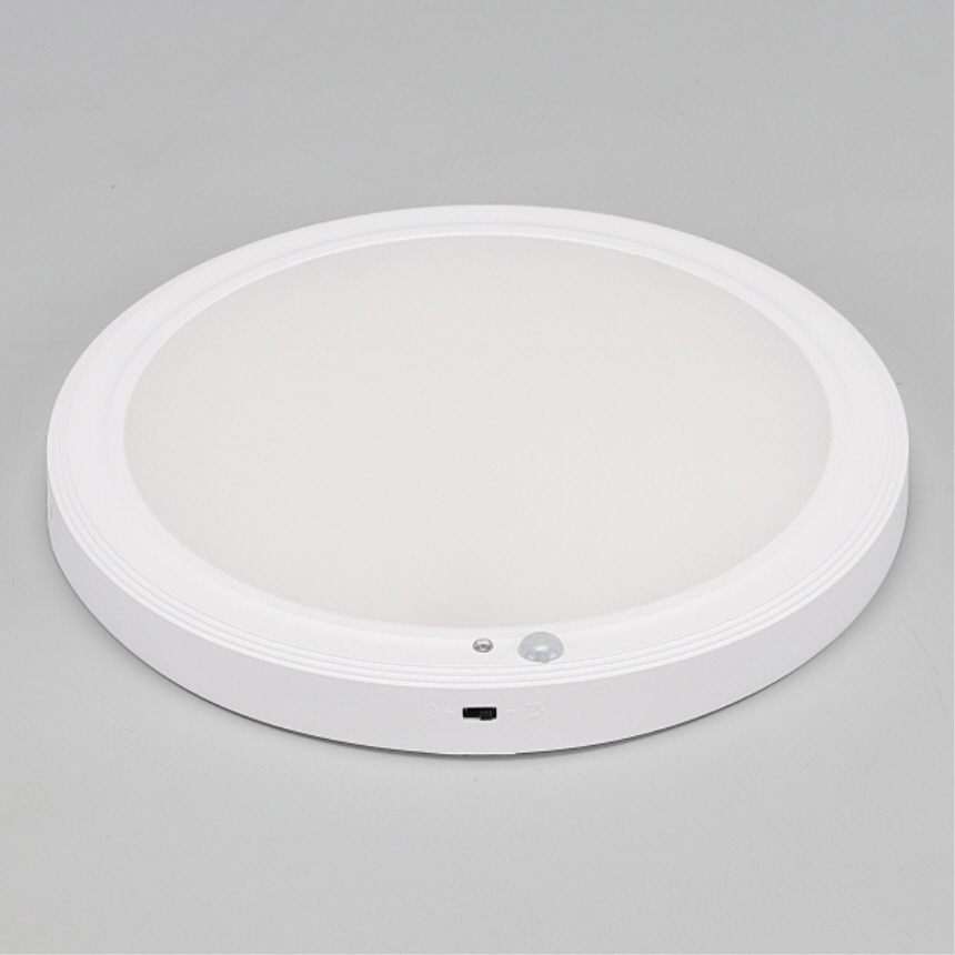 메가맨 LED 원형 센서등 더심플 MEGA 24W 250mm(10인치) 주광색 계단현관조명 - 상세 이미지 2