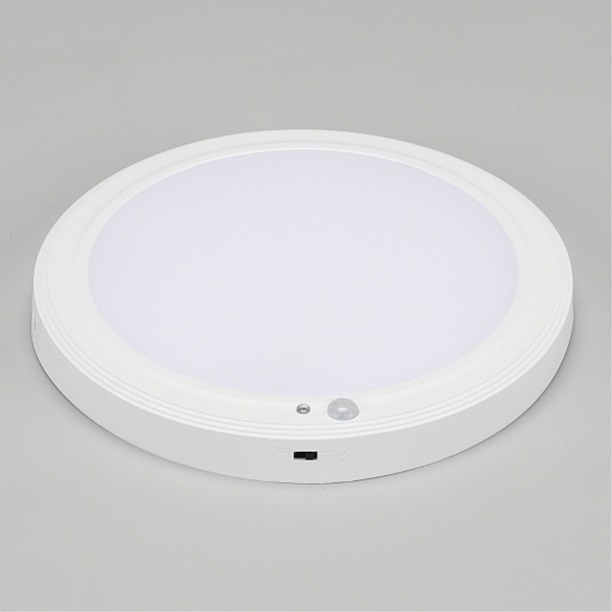 메가맨 LED 원형 센서등 더심플 MEGA 20W 200mm(8인치) 주광색 계단 현관조명 - 상세 이미지 2