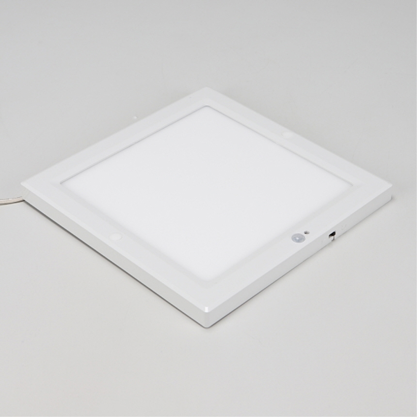 비츠온 LED 사각 엣지 센서등 20W 250mm(10인치) 주광색 복도 주차장 현관조명 - 상세 이미지 2