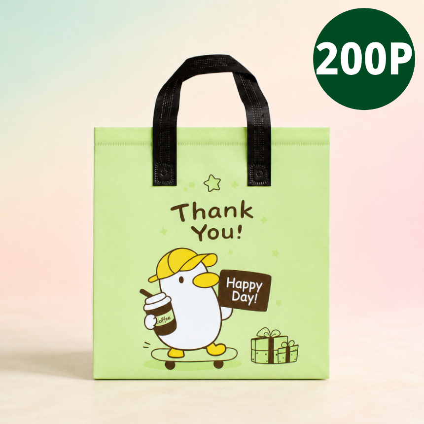 보냉백 일회용 200개 은박 보온 아이스 도시락 대량 미니 아기 피크닉 유치원 어린이집 - 상품 이미지