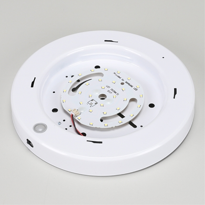 국산 LED 원형 스마트 센서등 15W 주광색 적외선 마이콤센서 계단 복도 현관조명 - 상세 이미지 4