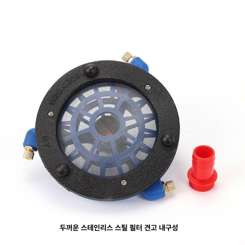농업용 고압 플런저펌프 분무기 농약혼합기 비료배합기 필터스크린 장착 농사용 펌프 스타일 A 블랙 (중형 두꺼운) + 3m 호스 이미지 6
