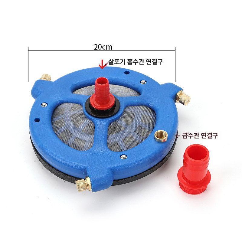 농업용 고압 플런저펌프 분무기 농약혼합기 비료배합기 필터스크린 장착 농사용 펌프 스타일 A 블랙 (중형 두꺼운) + 3m 호스 - 상세 이미지 5