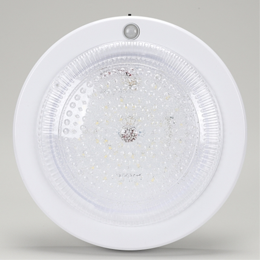 국산 LED 원형 센서등 상시+비상 20W 주광색 적외선 마이콤센서 계단 복도 현관조명 - 상세 이미지 2