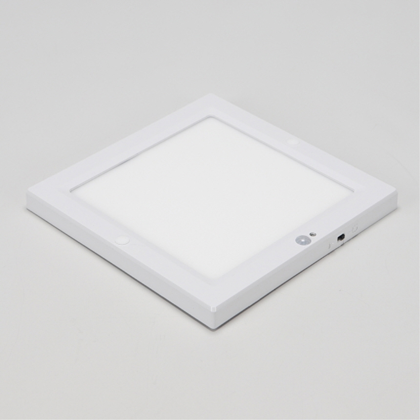 비츠온 LED 사각 엣지 센서등 20W 200mm(8인치) 주광색 복도 주차장 현관조명 - 상세 이미지 2
