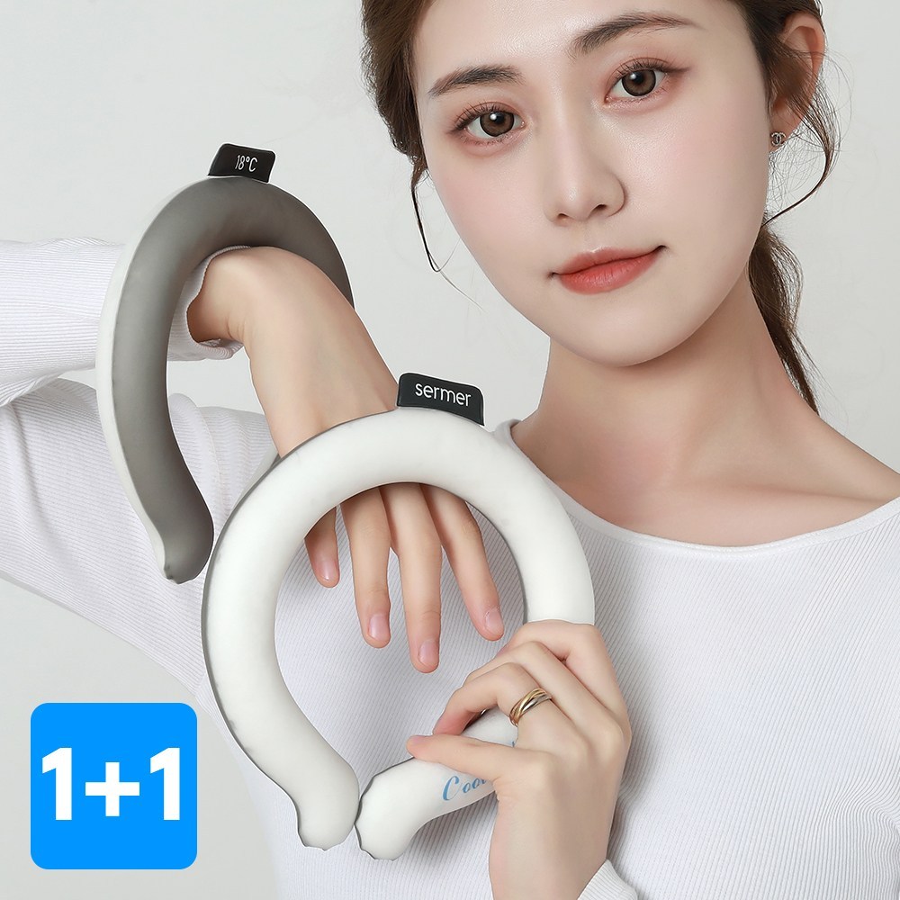 넥쿨러 여름필수 냉감 쾌속냉각 목쿨러 26두께 대용량 18도 1+1 - 상세 이미지 4