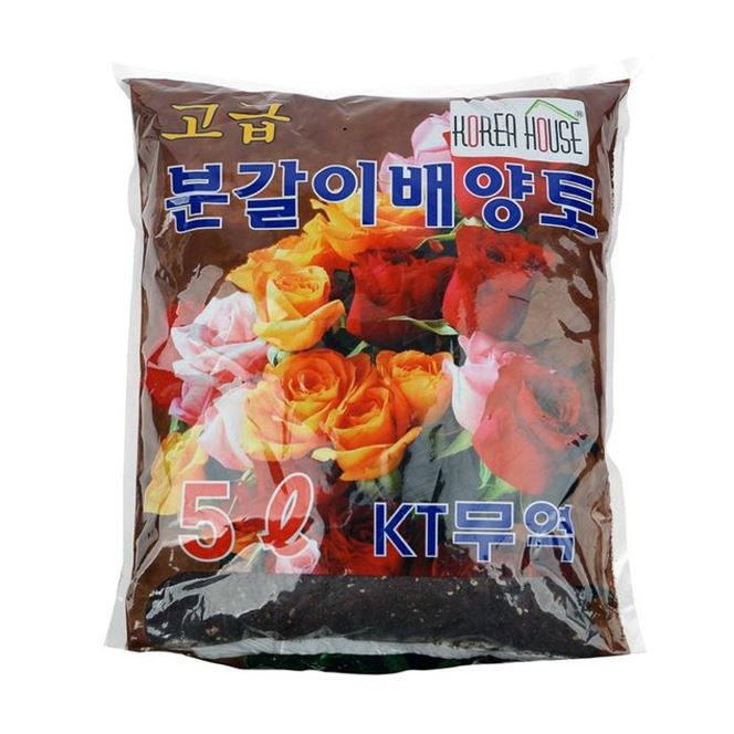 - 이중지퍼백 소 크린센스 배양토 분갈이 원예 비료 흙 화분 - 상품 이미지