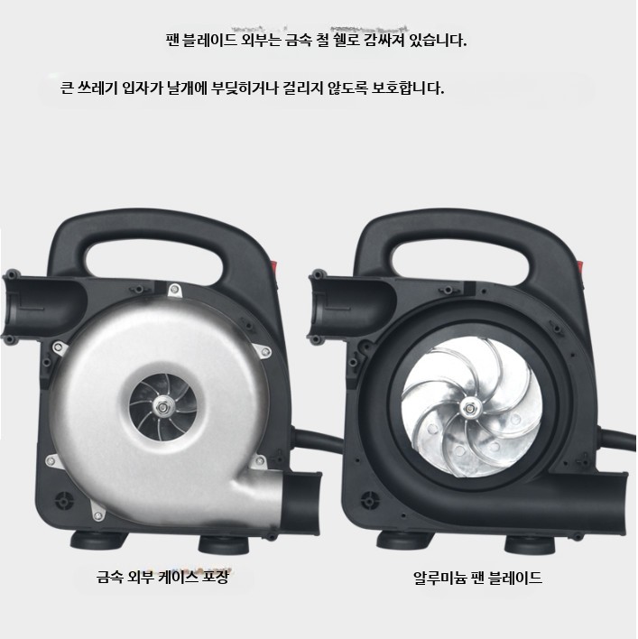 목공 집진기 분진 흡입 미세분진 청소기 흡입기 건설현장 연동 고출력 3m호스 - 상세 이미지 3