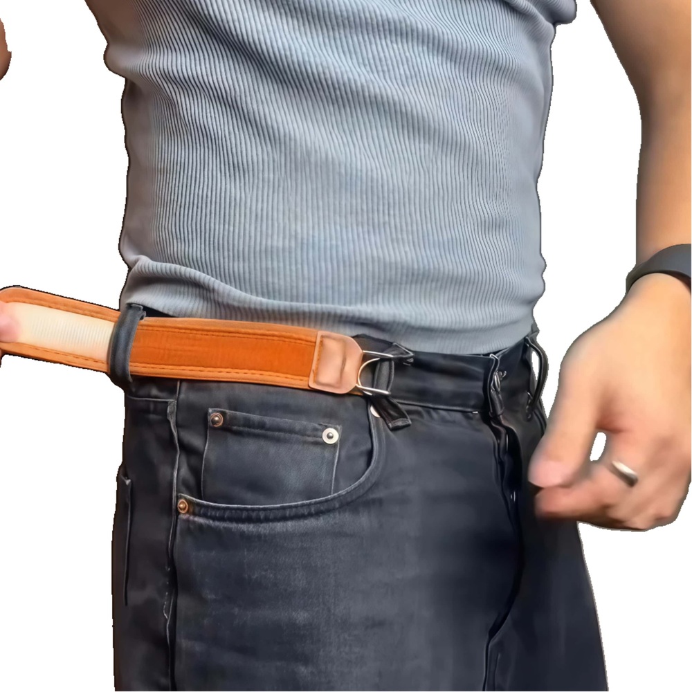 1+1 무압박 노버클 클립벨트 양옆 허리조절 벨트 바지허리조절 - 상세 이미지 2