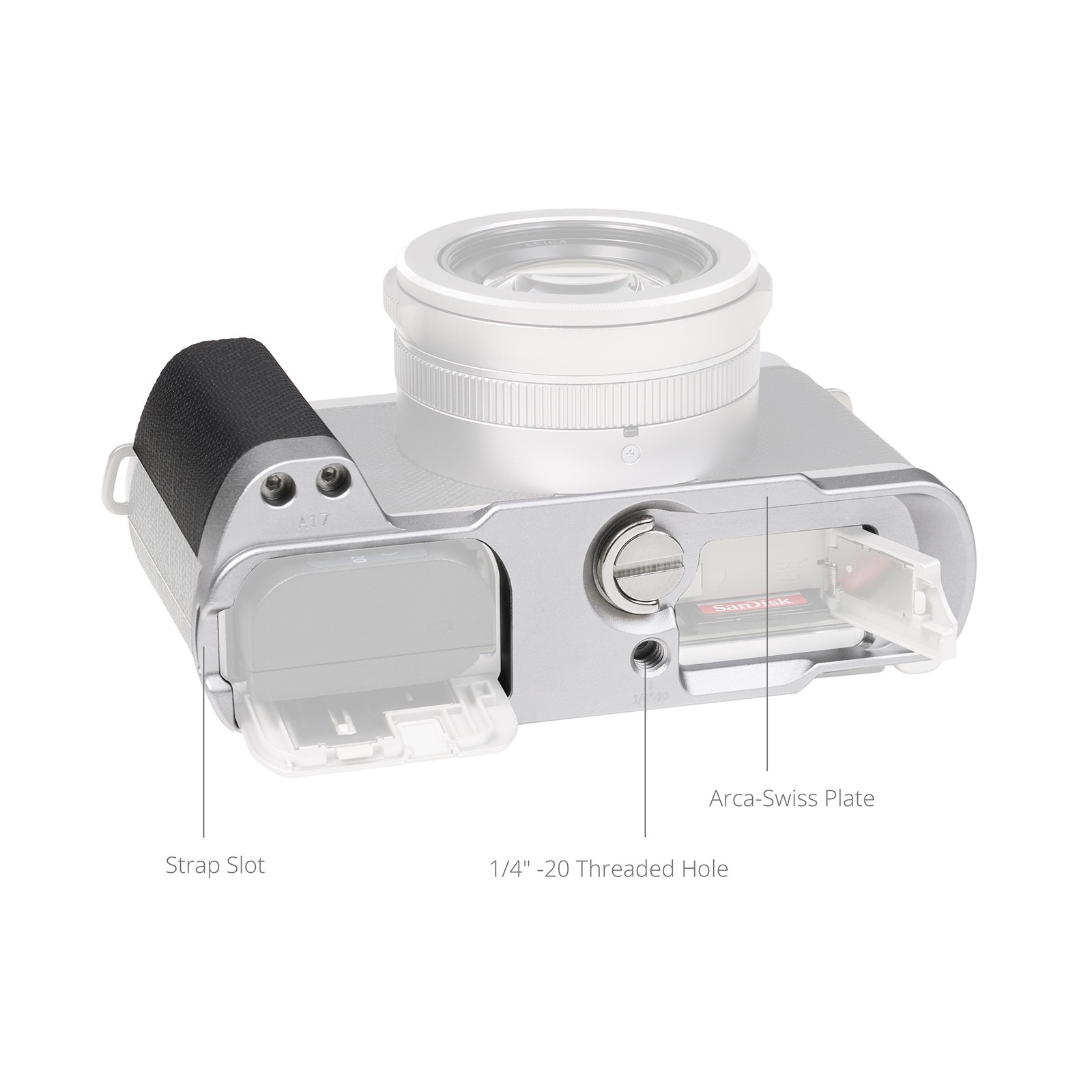 스몰리그 파나소닉 LUMIX L10 L플레이트 핸들 (실버) 5701 - 상세 이미지 3