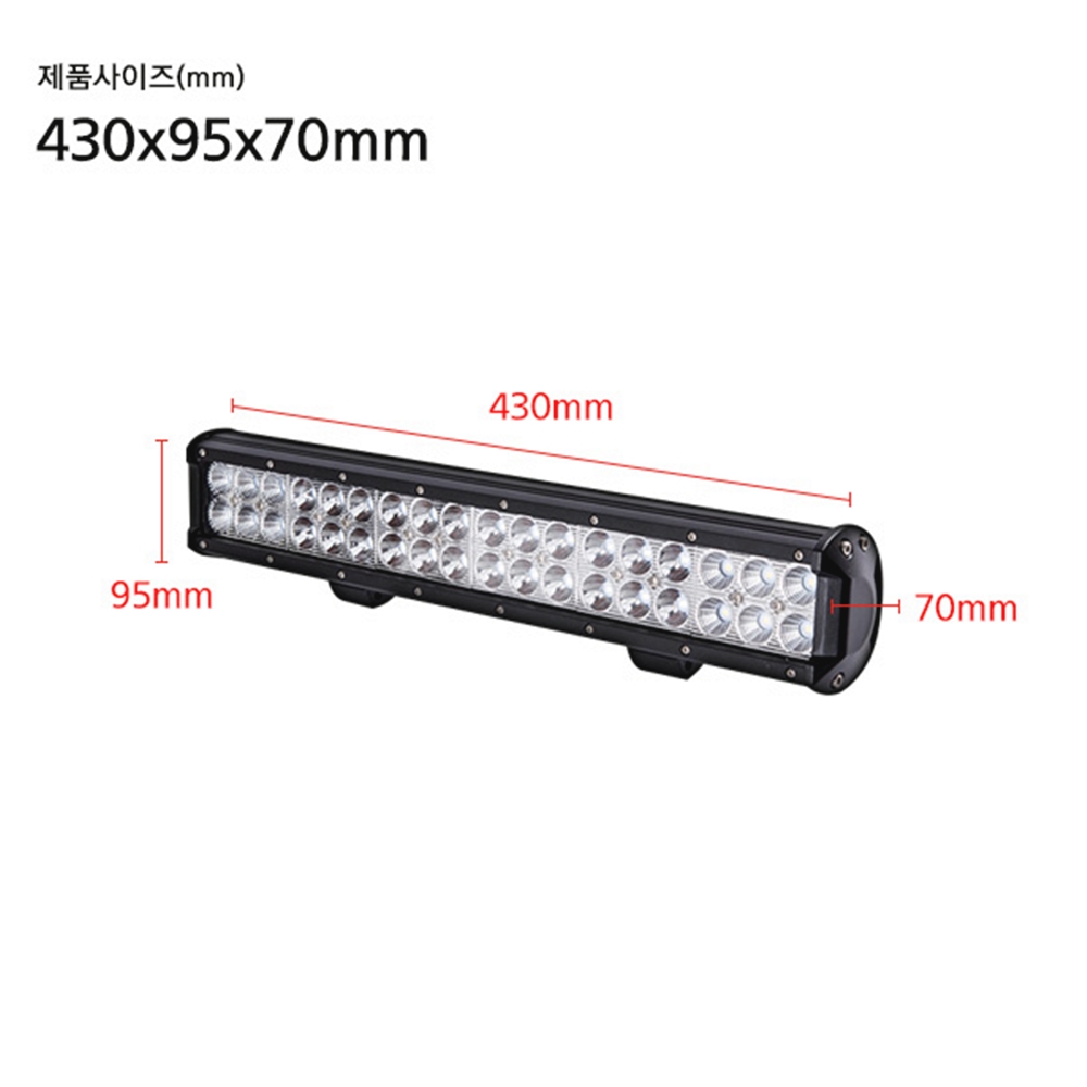 108W LED 써치라이트 선박용 차량용 서치라이트 DC 12V 24V - 상세 이미지 2