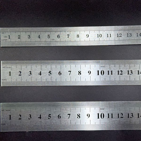 재미나 스틸자 쇠자 철자 100cm - 상세 이미지 2