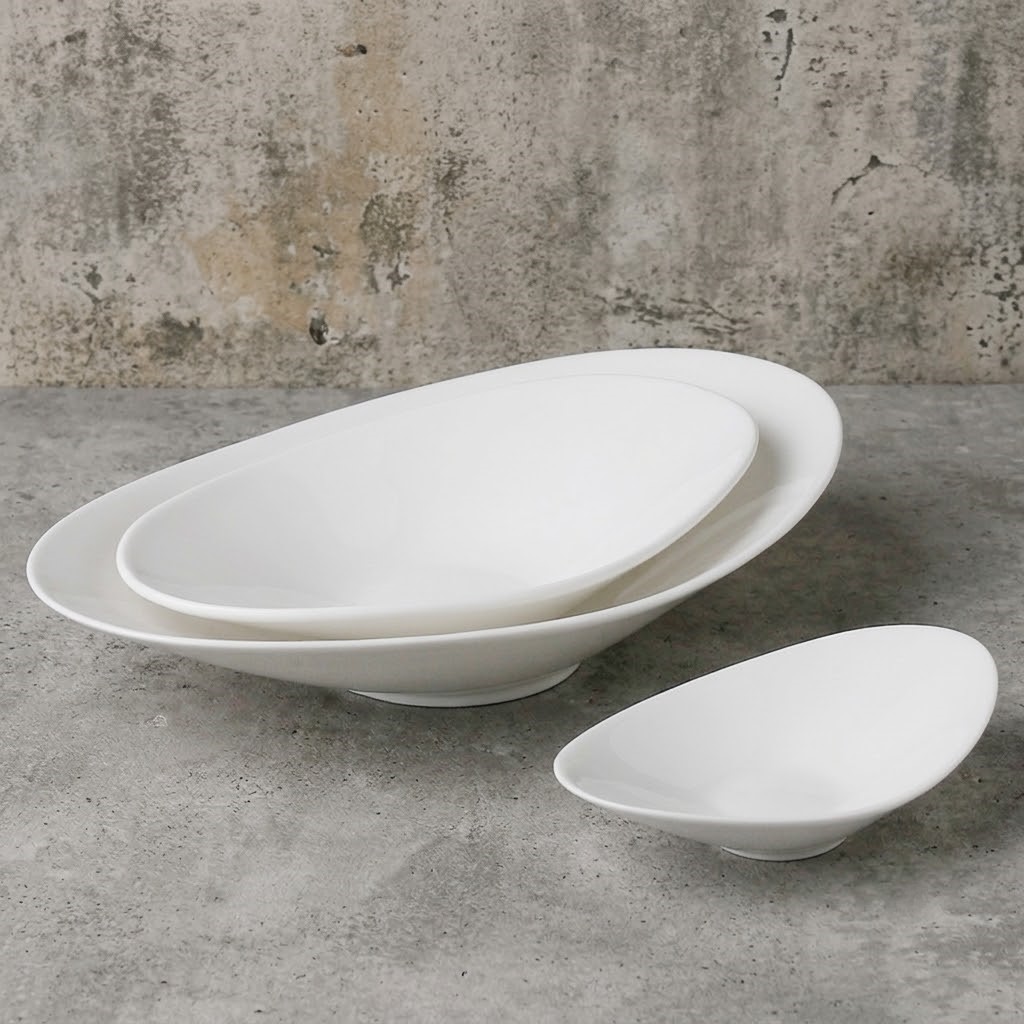 슬리벤 도자기 파스타볼 오발 타원 오벌 볼 그라탕기 27cm, 화이트 - 상세 이미지 5