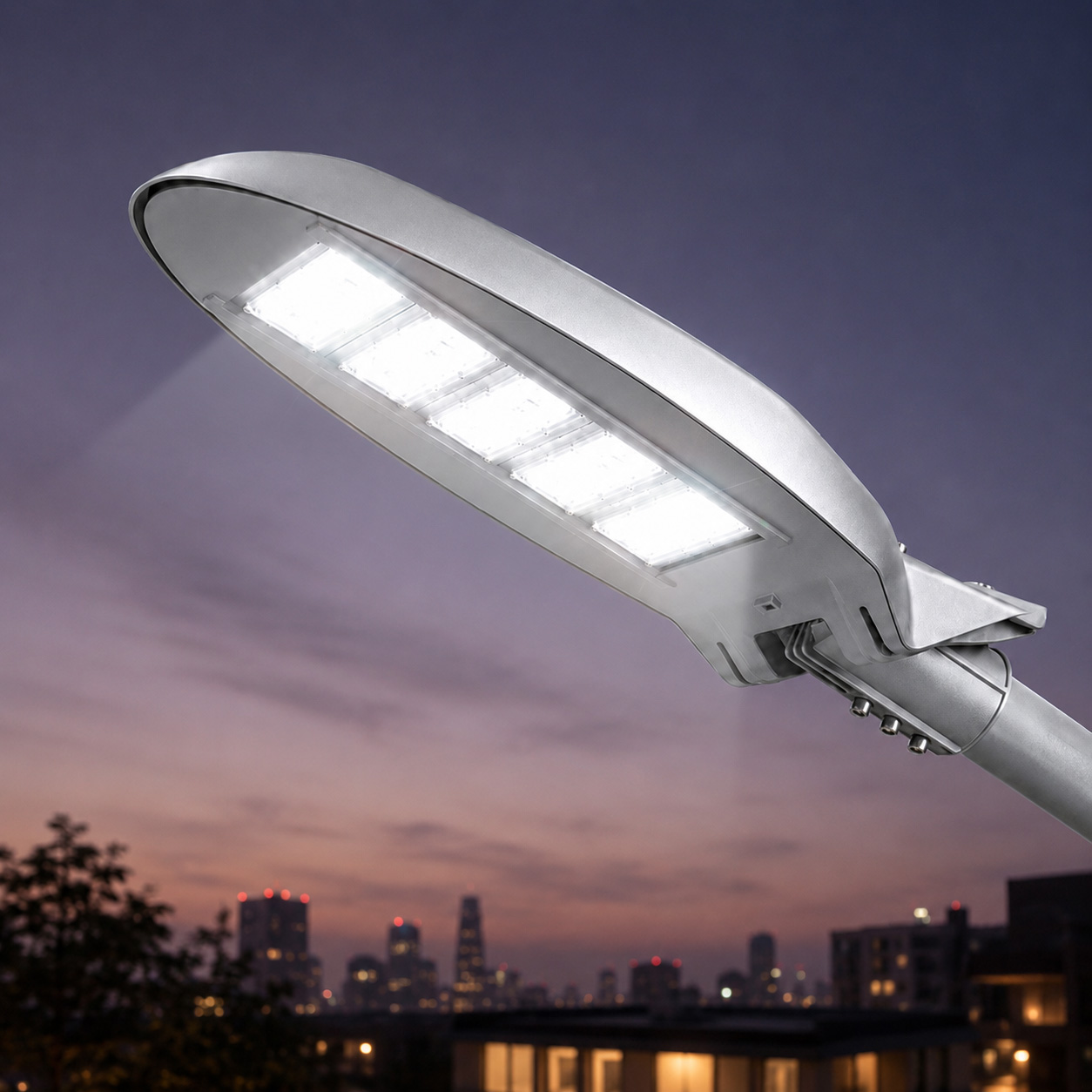 LED가로등헤드 120W LED 보안등 외등 주차장 가로등 공원 아파트 전기 조명 가로등주 - 상품 이미지