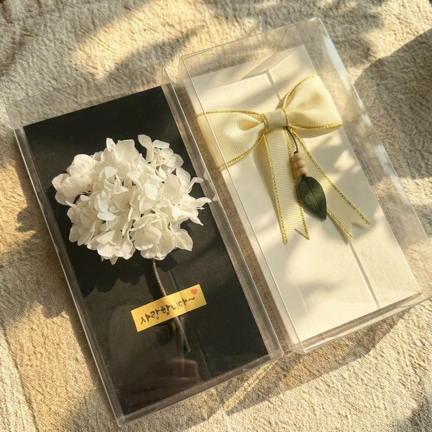 가더GADE 9AJ 돈봉투 용돈봉투 고급수제장식 예쁜 드라이플라워 꽃 리본 핸드메이드 주문제작 - 상품 이미지