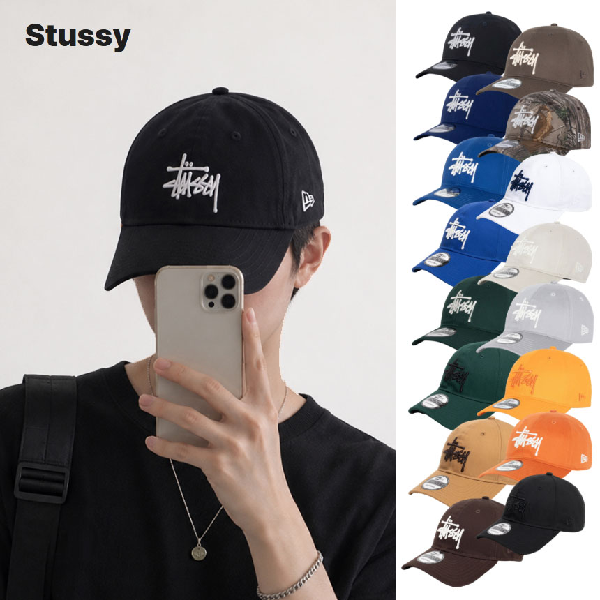 스투시 모자 뉴에라 9TWENTY 베이직 스냅백 학생 직장인 데일리 일상 남여공용 - 상품 이미지