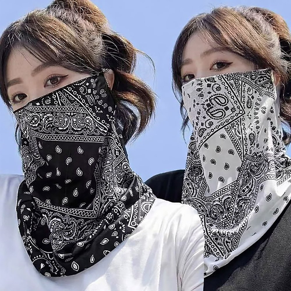 얼굴 햇빛 가리개 자외선 차단 반다나 마스크 - 상품 이미지