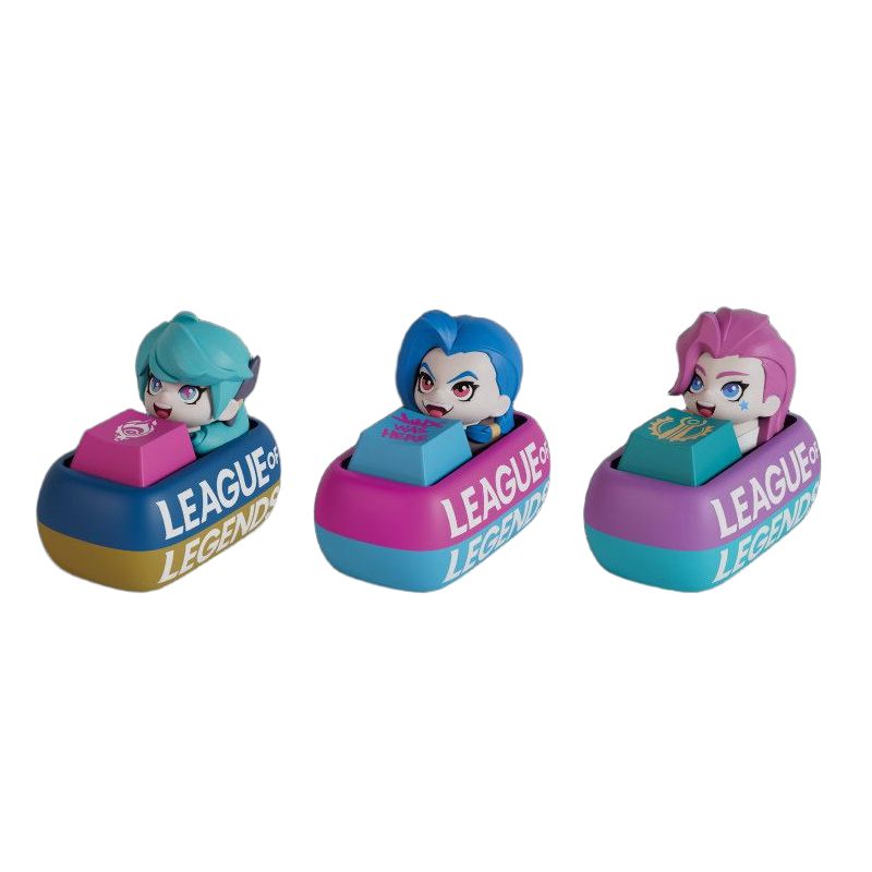 롤 키캡 리그 오브 레전드 LOL 가챠 블라인드 랜덤 박스 3D 피규어 - 상품 이미지