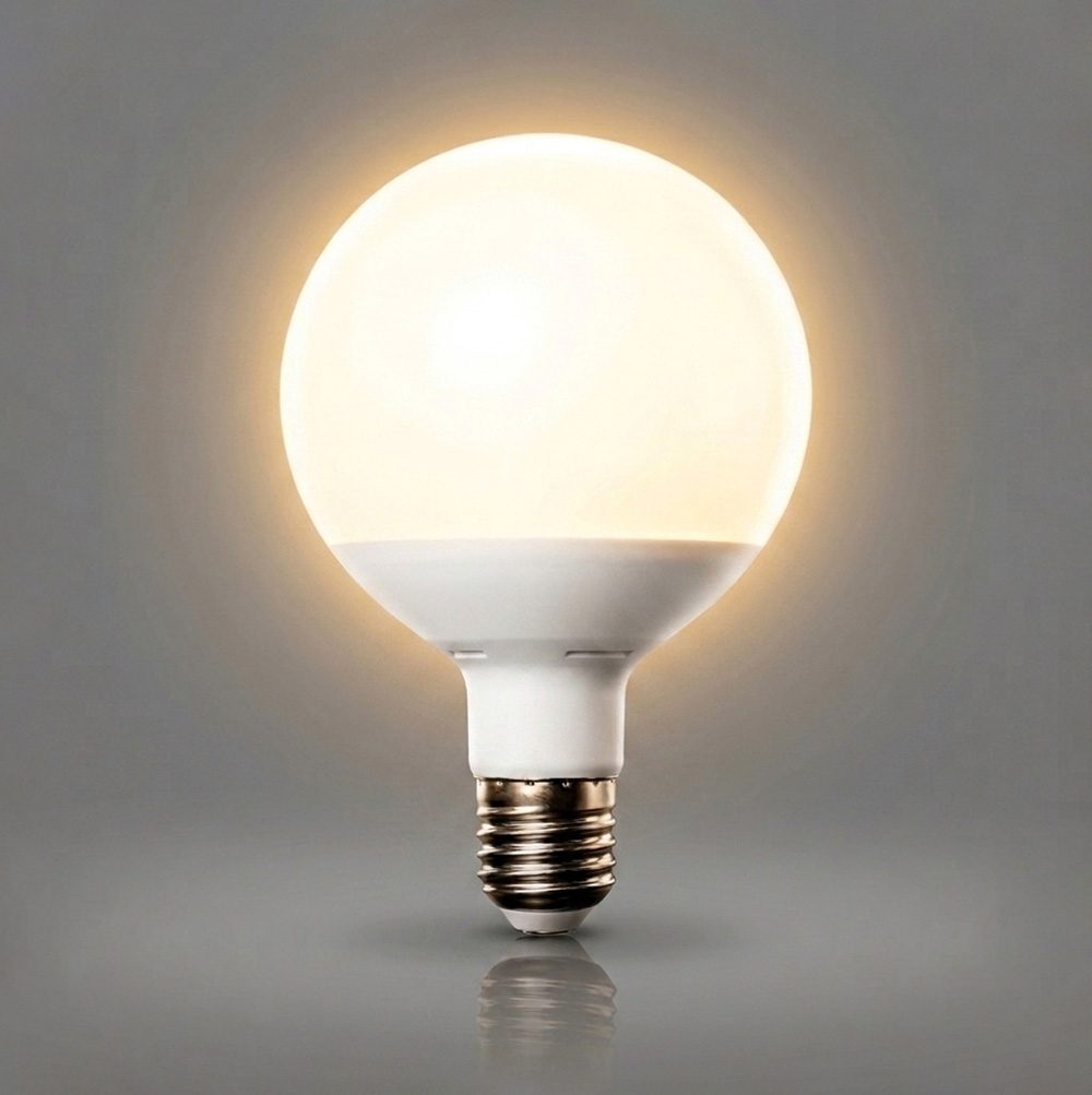 LED 볼전구 G95 램프 KS인증 12W, 롱타입 전구색 - 상품 이미지