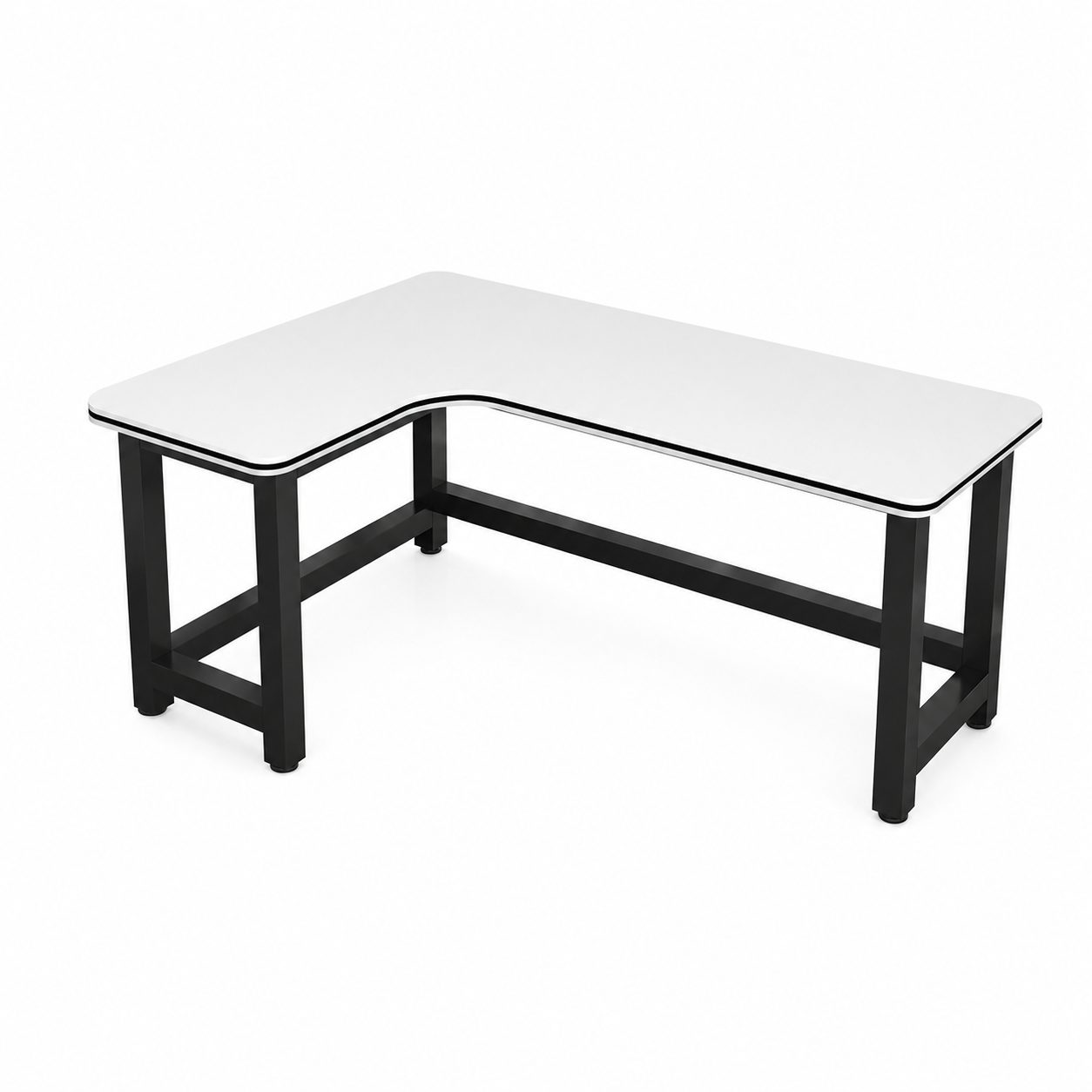 코너 책상 L자 컴퓨터 게이밍 사무용 데스크 120x80x75 왼쪽 코너 - 상품 이미지