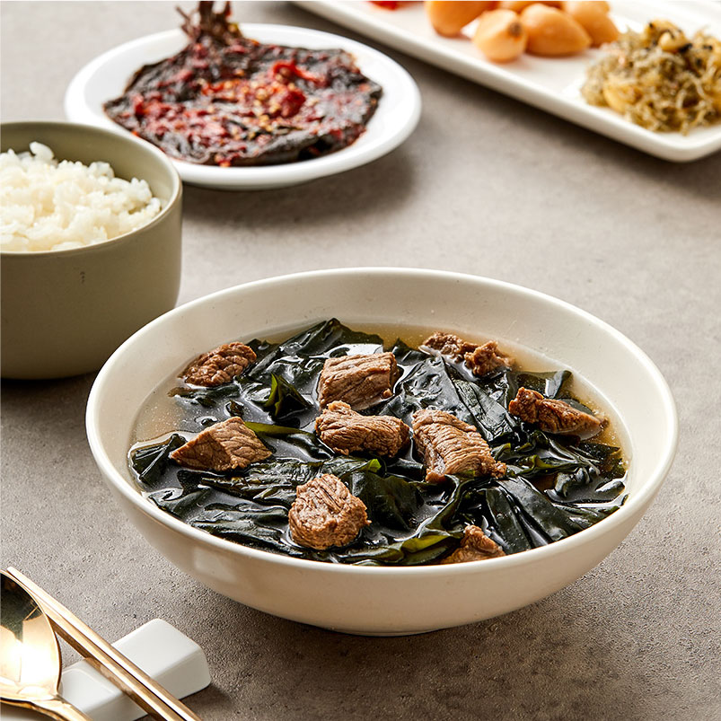 [N배송] 오프라이스 한촌 맛보기 500g 4종세트(정통설렁탕+소고기무국+미역국+얼큰소고기장터국) - 상세 이미지 5