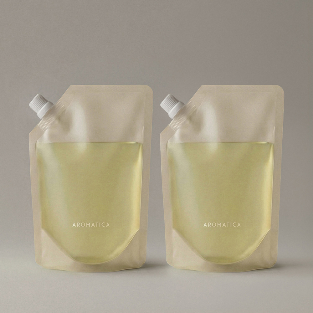 [라운지ONLY/1+1]아로마티카 그린 만다린/제라늄 버번 핸드워시 300ML (리필) - 상세 이미지 2