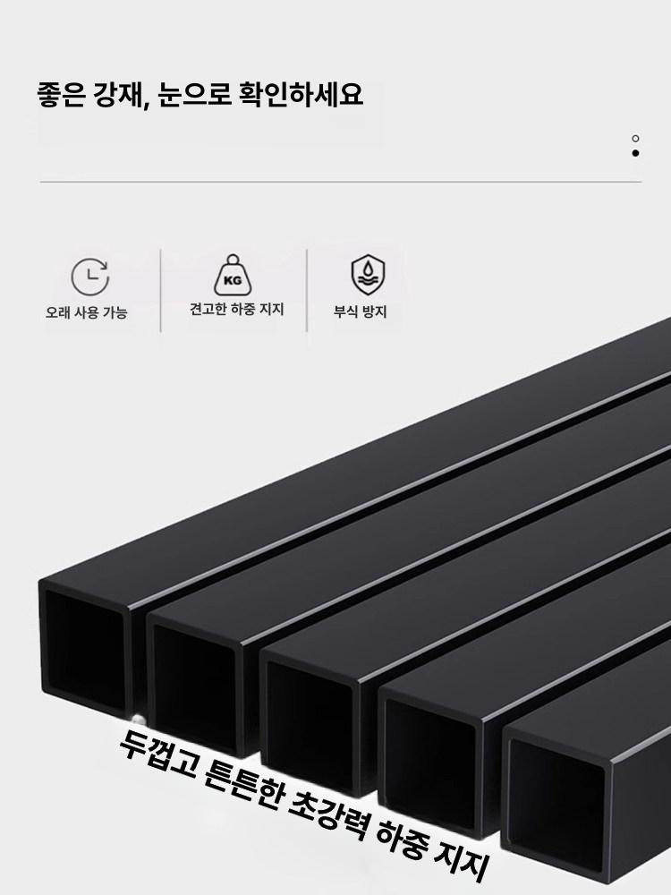 어항 받침대 수족관 선반 축양장 프레임 수조 다이 블랙 프레임 그레이 스톤 패턴 80x50x70cm - 상세 이미지 5